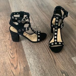 Sam Edelman Eyda Suede Heeled Sandal